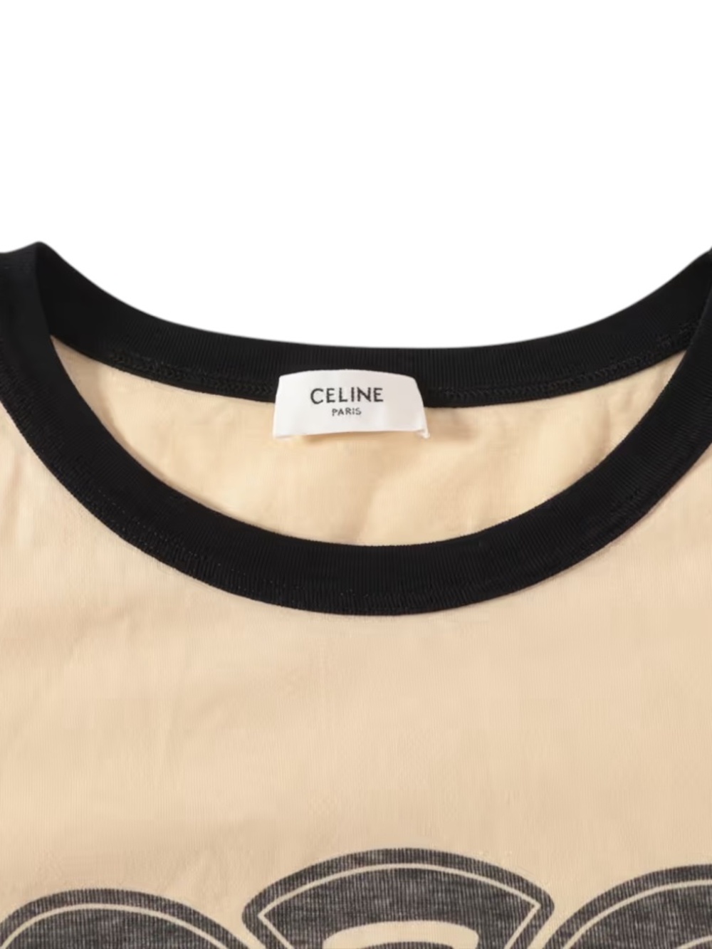 Celine Triomphe Ringer Tee - Picture 3 of 6